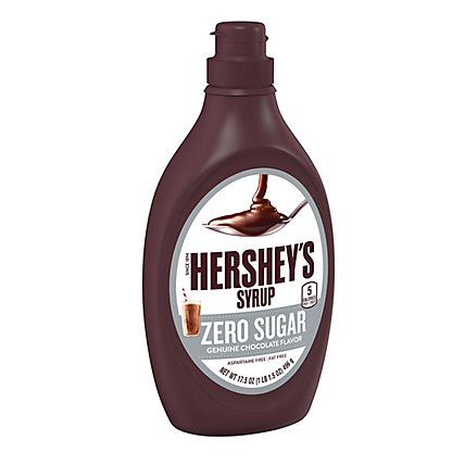 HERSHEYS Syrup Genuine Chocolate Flavor Sugar Free - 17.5 Oz - Image 2