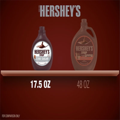 HERSHEY'S Zero Sugar Chocolate Syrup In Bottle - 17.5 Oz - Image 5