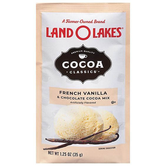 Land O Lakes Cocoa Classics Cocoa Mix Hot French Vanilla & Chocolate - 1.25 Oz