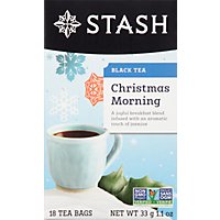 Stash Tea Bags Black Premium Christmas Morning 18 Count - 1.1 Oz - Image 2