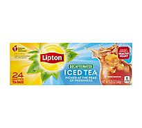 Lipton Iced Tea Decaffeinated Family Size - 24 Count