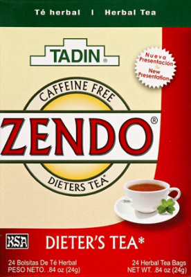 TADIN Herbal Tea No Caffeine Zendo Dieters - 24 Count - Image 2