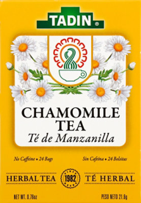 TADIN Herbal Tea No Caffeine Chamomile - 24 Count - Image 2