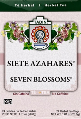 TADIN Herbal Tea No Caffeine Seven Blossoms - 24 Count - Image 2