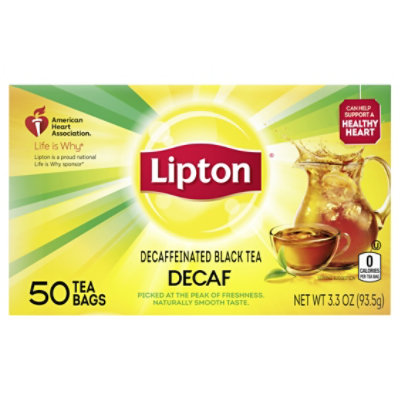 Lipton Tea Decaffeinated Bags - 50 Count - Image 3