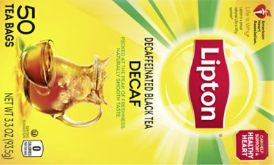 Lipton Tea Decaffeinated Bags - 50 Count - Image 6