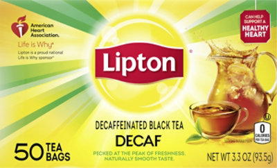 Lipton Tea Decaffeinated Bags - 50 Count - Image 2