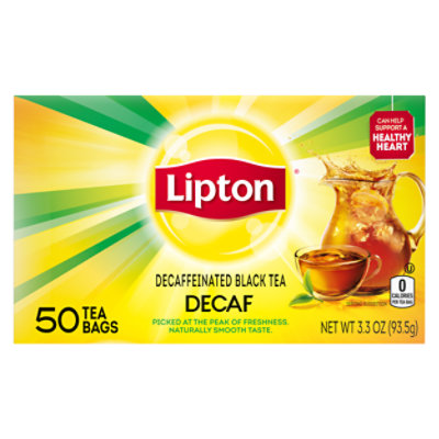 Lipton Tea Decaffeinated Bags - 50 Count