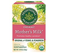 Traditional Medicinals Organic Mothers Milk Herbal Lactation Tea Bags - 16 Count