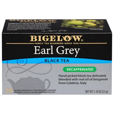 Bigelow Black Tea Bags Earl Grey Decaffeinated 20 Count - 1.18 Oz - Image 2