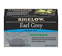 Bigelow Black Tea Bags Earl Grey Decaffeinated 20 Count - 1.18 Oz