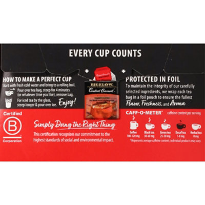 Bigelow Black Tea Bags Constant Comment Decaffeinated 20 Count - 1.18 Oz - Image 4