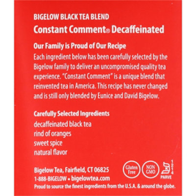 Bigelow Black Tea Bags Constant Comment Decaffeinated 20 Count - 1.18 Oz - Image 5