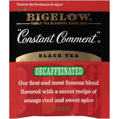 Bigelow Black Tea Bags Constant Comment Decaffeinated 20 Count - 1.18 Oz - Image 7