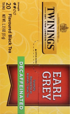 Twinings of London Black Tea Earl Grey Decaffeinated - 20 Count - Image 5