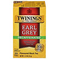 Twinings of London Black Tea Earl Grey Decaffeinated - 20 Count - Image 2