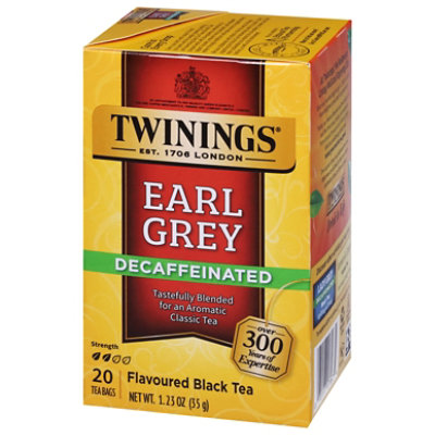 Twinings of London Black Tea Earl Grey Decaffeinated - 20 Count - Image 2