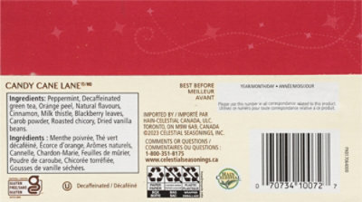 Celestial Seasonings Green Tea Holiday Decaffeinated Candy Cane Lane - 20 Count - Image 5