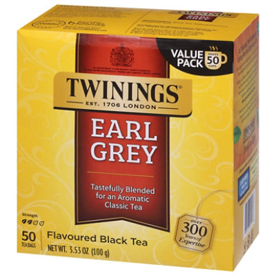 Twinings of London Black Tea Earl Grey - 50 Count - Image 2
