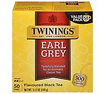 Twinings of London Black Tea Earl Grey - 50 Count