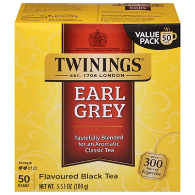 Twinings of London Black Tea Earl Grey - 50 Count