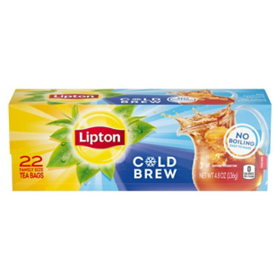 Lipton ColdBrew Iced Tea Family Size Tea Bags - 22 Count - Image 2