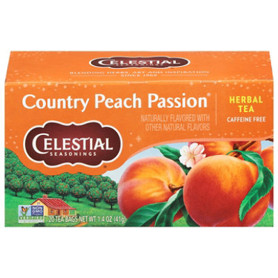 Celestial Seasonings Herbal Tea Bags Caffeine Free Country Peach Passion