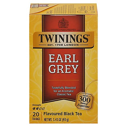 Twinings of London Black Tea Earl Grey - 20 Count - Image 1