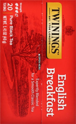 Twinings of London Black Tea English Breakfast - 20 Count - Image 5