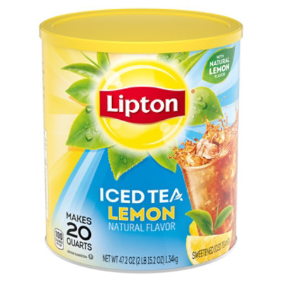 Lipton Iced Tea Mix Lemon Sugar Sweetened - 47.2 Oz - Image 2