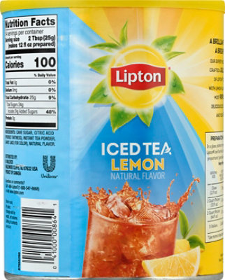 Lipton Iced Tea Mix Lemon Sugar Sweetened - 47.2 Oz - Image 6