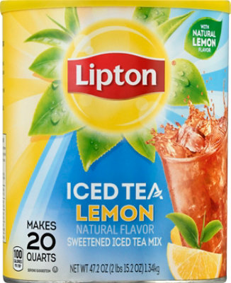 Lipton Iced Tea Mix Lemon Sugar Sweetened - 47.2 Oz - Image 1