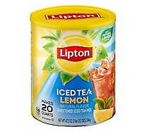 Lipton Iced Tea Mix Lemon Sugar Sweetened - 47.2 Oz
