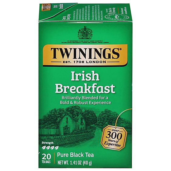 Twinings of London Black Tea Irish Breakfast - 20 Count
