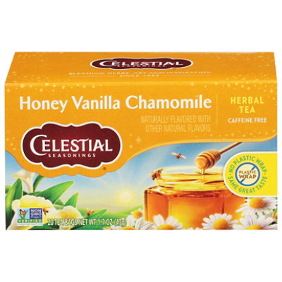 Celestial Seasonings Herbal Tea Bags Caffeine Free Honey Vanilla Chamomile 20 Count - 1.7 Oz - Image 3