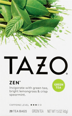 TAZO Tea Bags Green Tea Zen - 20 Count - Image 2