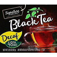 Signature SELECT Black Tea Decaffeinated - 48 Count - Image 2