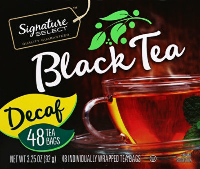 Signature SELECT Decaffeinated Black Tea - 48 Count - Image 2