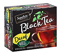 Signature SELECT Black Tea Decaffeinated - 48 Count