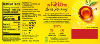 Lipton Original Tea Bags - 20 Count - Image 5