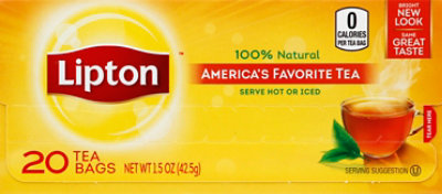 Lipton Original Tea Bags - 20 Count - Image 1