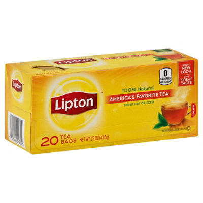 Lipton Tea Bags - 20 Count - Jewel-Osco