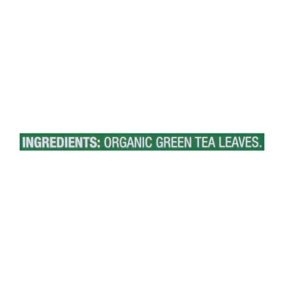 O Organics Green Tea Organic 20 Count - 1.06 Oz - Image 3