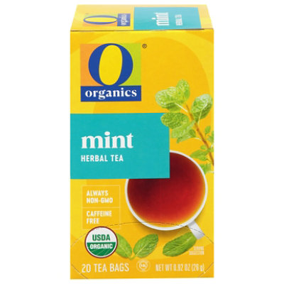 O Organics Herbal Tea Organic Mint Herbal 20 Count - 0.92 Oz