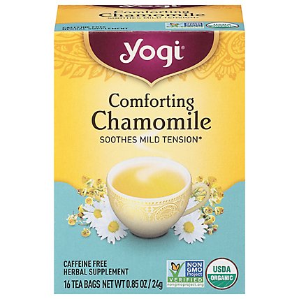 Yogi Herbal Supplement Tea Organic Chamomile 16 Count - 0.85 Oz - Image 3