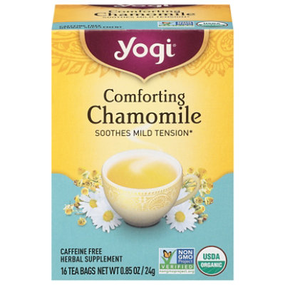 Yogi Herbal Supplement Tea Organic Chamomile 16 Count - 0.85 Oz - Image 2