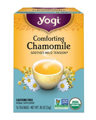 Yogi Herbal Supplement Tea Organic Chamomile 16 Count - 0.85 Oz - Image 1