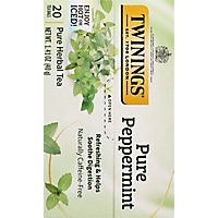 Twinings of London Herbal Tea Caffeine Free Pure Peppermint - 20 Count - Image 5
