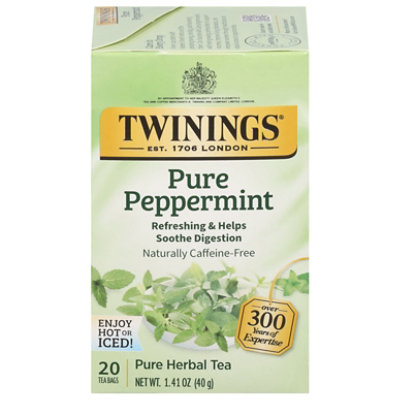 Twinings of London Herbal Tea Caffeine Free Pure Peppermint - 20 Count - Image 2