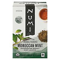Numi Herbal Teasan Organic Tea Caffeine Free Moroccan Mint 18 Count - 1.40 Oz - Image 3